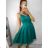 Šaty letní na ramínka dámské (S/M ONE SIZE) ITALSKÁ MÓDA IMPBB22B21841 S/M altrosa