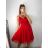 Šaty letní na ramínka dámské (S/M ONE SIZE) ITALSKÁ MÓDA IMPBB22B21841 S/M altrosa