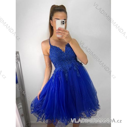 Kleid mit 3/4 Ärmeltasche für Damen (uni sl) ITALIAN Fashion IM3181746