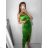Langes, elegantes, trägerloses Satin-Partykleid für Damen (Einheitsgröße S/M) ITALIAN FASHION IMPSH236357A/DU -   Smaragdgrün -   S/M/L