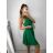 Šaty elegantní krátké bez rukávu společenské dámské (S/M ONE SIZE) ITALSKÁ MÓDA IMM22Q52233 S/M rot