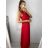 Langes Party-Elegantes Sommerkleid für Damen (Einheitsgröße S/M) ITALIAN FASHION IMPSH233584 Rosa S/M
