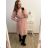 Damen Warmes Langarmkleid (L / XL ONE SIZE) ITALIAN FASHION IM422VERONA