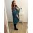 Šaty letní na ramínka dámské (S/M ONE SIZE) ITALSKÁ MÓDA IMPBB22B21841 dunkelblau XL/2XL