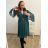 Šaty letní na ramínka dámské (S/M ONE SIZE) ITALSKÁ MÓDA IMPBB22B21841 dunkelblau XL/2XL