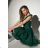 Ärmelloses, elegantes Carmen-Partykleid für Damen (34-40) POLISH FASHION PMLBC23277-13 grün 40