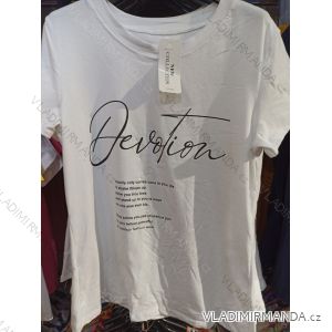 Damen-Kurzarm-T-Shirt (Einheitsgröße S/M) ITALIAN FASHION IMH23005