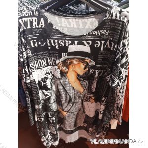 Damen-Tunika mit langen Ärmeln (Einheitsgröße S/M) ITALIAN FASHION IMH23020