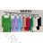 Kurzarm-Hemdoberteil für Damen (S / M ONE SIZE) ITALIAN FASHION IMM22U5295