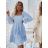 Kurzarm-Hemdoberteil für Damen (S / M ONE SIZE) ITALIAN FASHION IMM22U5295