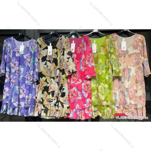 Kurzarm-Hemdoberteil für Damen (S / M ONE SIZE) ITALIAN FASHION IMM22U5295