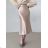 Mittellanger Satinrock für Damen (Einheitsgröße S/M) ITALIAN FASHION IMM23UN6886