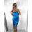 Langes, elegantes Carmen-Kleid für Damen (Einheitsgröße S/M) ITALIAN FASHION IMPBB23A3826