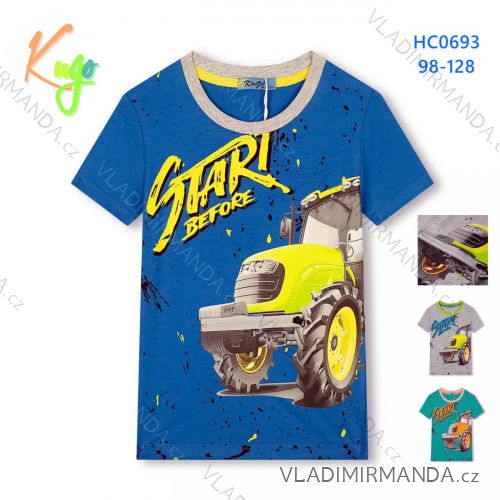 T-Shirt Kurzarm Kinder Jungen (98-128) KUGO HC0699