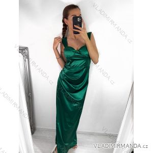 Langes, elegantes ärmelloses Damenkleid (S/M EINHEITSGRÖSSE) ITALIAN FASHION IMPBB23b22861