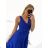 Šaty letní na ramínka dámské (S/M ONE SIZE) ITALSKÁ MÓDA IMPBB22B21841 rot S / M