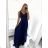 Langes Partykleid für Damen mit Trägern (S/M EINHEITSGRÖSSE) ITALIAN FASHION IMPSH2261102/DUsv. Rosa