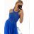 Elegantes, langes, ärmelloses Partykleid für Damen (Einheitsgröße S/M) ITALIAN FASHION IMM2219805/Dkr. Blau