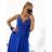 Langes Ballkleid für Damen mit langen Ärmeln (S / M ONE SIZE) ITALIAN FASHION IMM22650