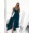Šaty letní na ramínka dámské (S/M ONE SIZE) ITALSKÁ MÓDA IMPBB22B21841 rot S / M
