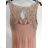Langes Partykleid für Damen mit Trägern (S/M EINHEITSGRÖSSE) ITALIAN FASHION IMPSH2261102/DUsv. Rosa