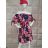 Carmen-Kurzarmkleid für Damen in Übergröße (XL/2XL/3XL EINHEITSGRÖSSE) POLISH FASHION PMLT22ELIZ/DU