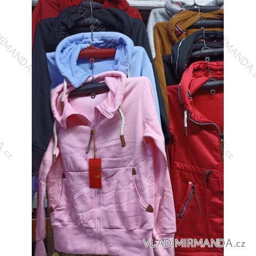 Damen-Hoodie mit langen Ärmeln und Reißverschluss (M-2XL) DT FASHION DTF23DT-3009