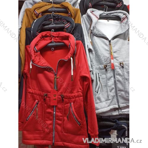 Damen-Hoodie mit langen Ärmeln und Reißverschluss (M-2XL) DT FASHION DTF23DT-1007