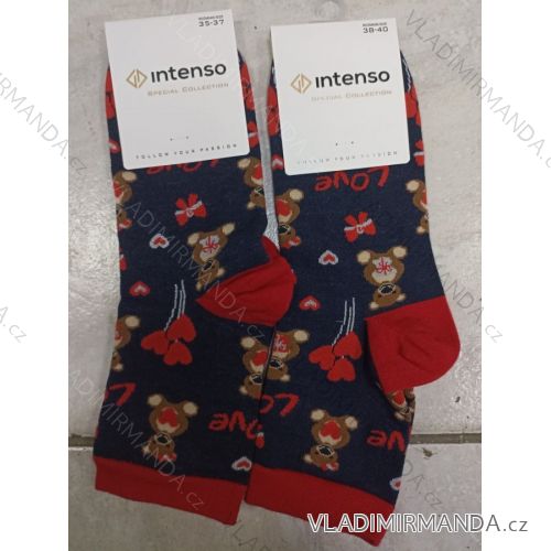 Happy Thin Valentine's Socken für Damen (35-37, 38-40) POLISH FASHION DPP23004