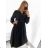 Šaty dlouhé košilové dlouhý rukáv dámské (S/M ONE SIZE) ITALSKÁ MÓDA IMWGS223368