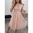Šaty elegantní krátké bez rukávu společenské dámské (S/M ONE SIZE) ITALSKÁ MÓDA IMM22Q52233 schwarz