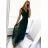 Langes, lässiges, elegantes, ärmelloses Damenkleid (S/M EINHEITSGRÖSSE) ITALIAN FASHION IMPSH233584/DU Khaki