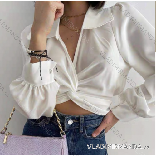 Elegante Langarmbluse für Damen (Einheitsgröße S/M) ITALIAN FASHION IMM23MS53757
