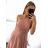 Šaty letní na ramínka dámské (S/M ONE SIZE) ITALSKÁ MÓDA IMPBB22B21841 S/M Burgund