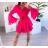 Langarmkleid für Damen (S/M EINHEITSGRÖSSE) ITALIAN FASHION IMPGM23749501