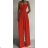 Langer trägerloser Overall für Damen (S/M EINHEITSGRÖSSE) ITALIAN FASHION IMPGM235673