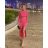 Langes Langarmkleid für Damen (S/M EINHEITSGRÖSSE) ITALIAN FASHION IMPBB22B23340