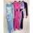 Langes Langarmkleid für Damen (S/M EINHEITSGRÖSSE) ITALIAN FASHION IMPBB22B23340