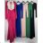 Langes Langarmkleid für Damen (S/M EINHEITSGRÖSSE) ITALIAN FASHION IMPBB22A11435