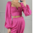 Langärmliges Crop-Top für Damen (Einheitsgröße S/M) ITALIAN FASHION IMPBB23B10882