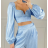 Langärmliges Crop-Top für Damen (Einheitsgröße S/M) ITALIAN FASHION IMPBB23B10882