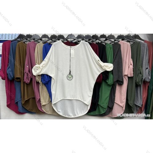 Tunika mit langen Ärmeln für Damen (S / M ONE SIZE) ITALIAN FASHION IMWA221096