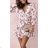 Damen-Sommer-Langarmkleid (S/M ONE SIZE) ITALIAN FASHION IMWGS23175