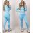 Set aus Sport-Leggings und Langarm-Top für Damen (Einheitsgröße S/M) POLISH FASHION IMWT23212