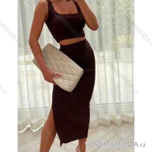 Set aus Sommertop und Shorts für Damen (S / M ONE SIZE) ITALIAN FASHION IMWA222447