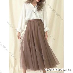 Kleid mit Knöpfen und geknöpften Damen (uni s-m) ITALIAN FASHION IM2203948