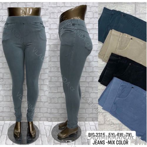 Hose Jeans Jeans lang Damen Oversize (4XL-7XL) TURKISH FASHION TMWL22F1189