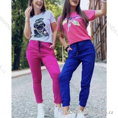 Lange Sommerhose für Damen (S / M ONE SIZE) ITALIAN FASHION IMWG222474
