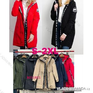 Frühlings-Parkajacke für Damen mit Kapuze (S-2XL) POLISH FASHION PMLB23B211811