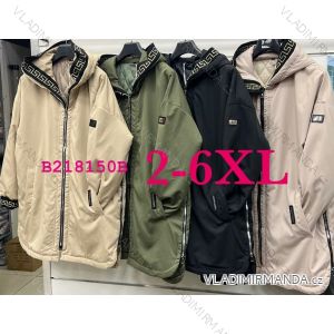 Damen-Frühlings-Kapuzenjacke in Übergröße (2XL-6XL) POLISH FASHION PMLB23B218150B